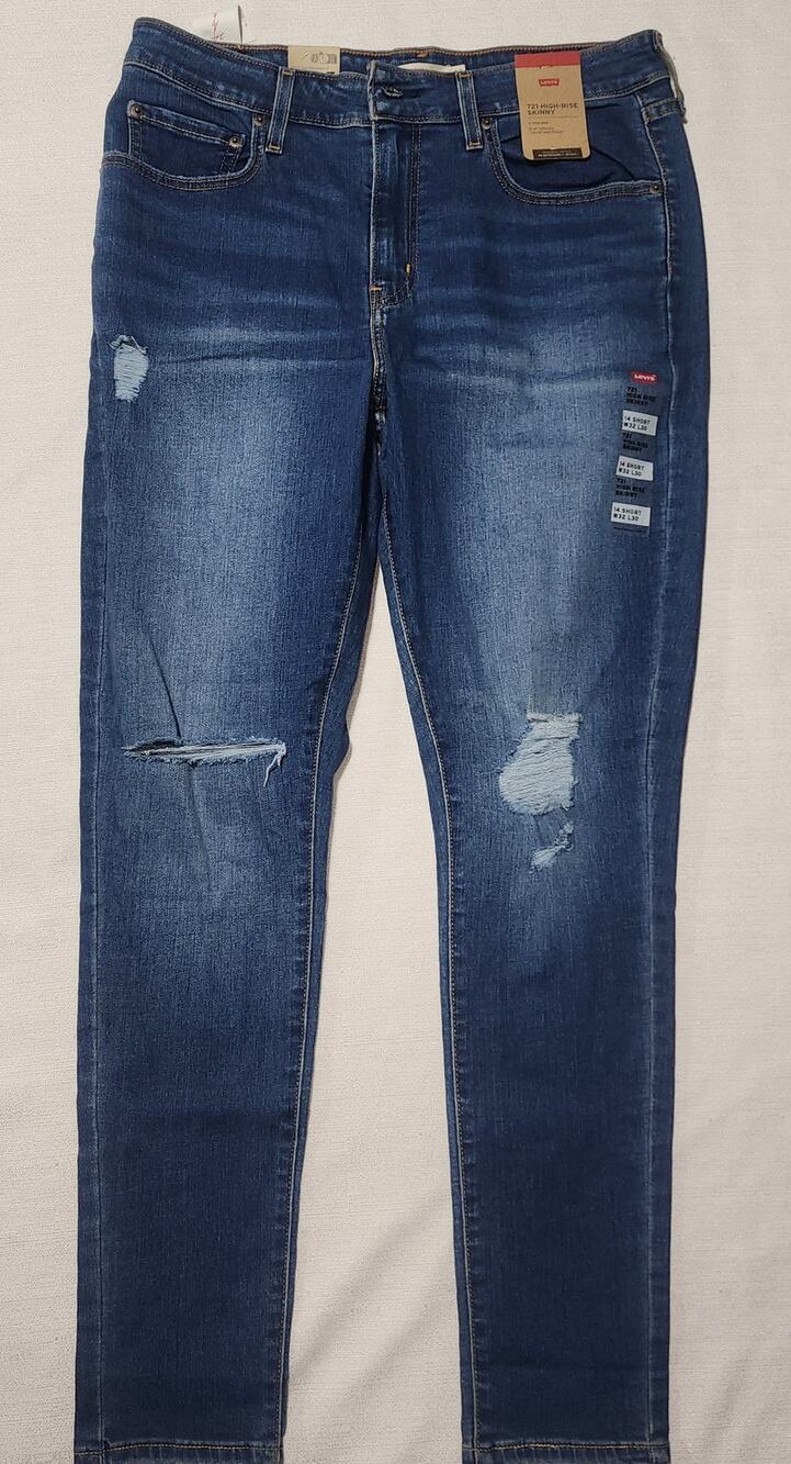 721 Levi's high rise skinny jeans W32xL30